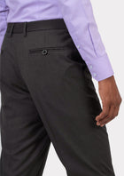 Charcoal Crosshatch Pants - SARTORO930