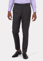 Charcoal Crosshatch Pants - SARTORO959