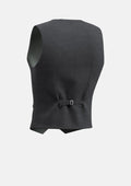 Charcoal Crosshatch Vest - SARTORO