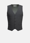 Charcoal Crosshatch Vest - SARTORO