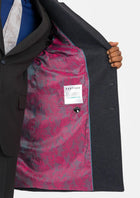 Charcoal Wool Classic Overcoat - SARTORO491