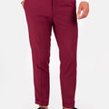 Claret Red Stretch Pants - SARTORO