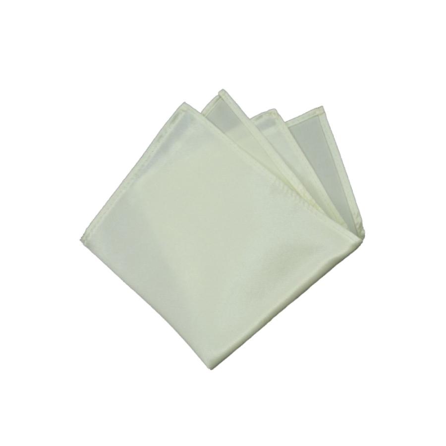 Cream Pocket Square