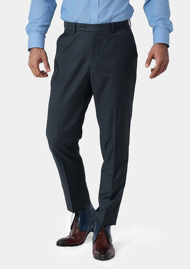 Dark Charcoal Twill Pants - SARTORO