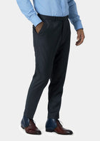 Dark Charcoal Twill Pants - SARTORO774