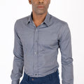 Dark Grey Ultrasoft Bamboo Shirt - SARTORO