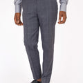 Dark Grey Windowpane Pants - SARTORO
