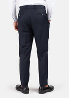 Dark Navy Twill Pants - SARTORO124