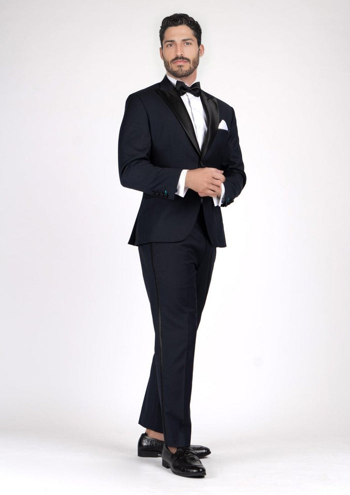 Dean Dark Navy Twill Tuxedo - SARTORO370