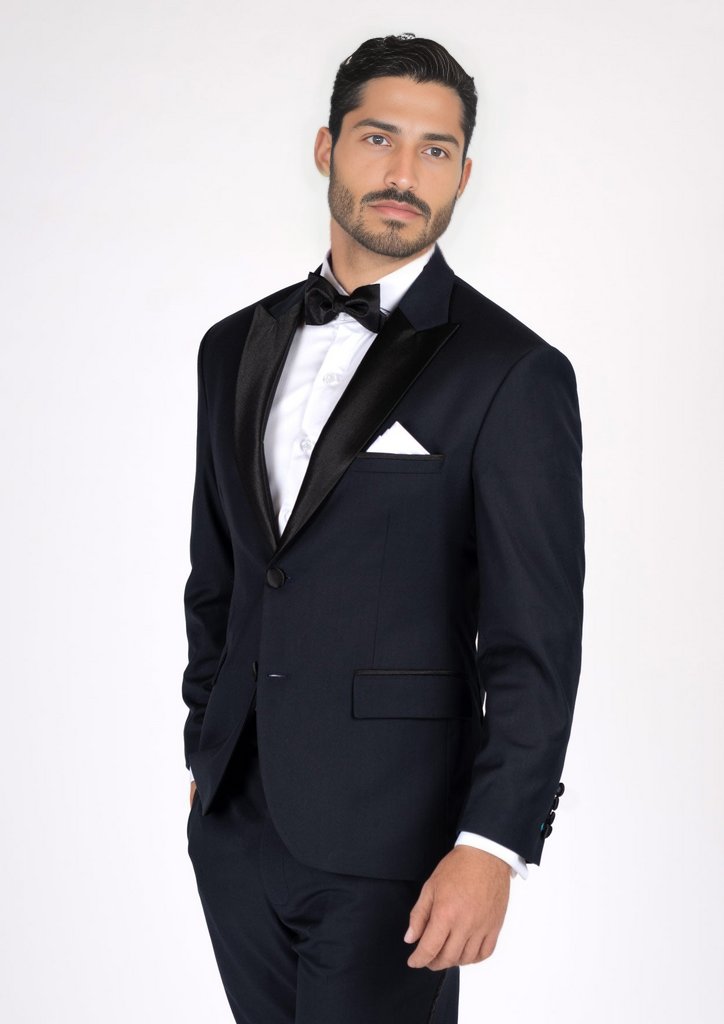 Dean Dark Navy Twill Tuxedo - SARTORO