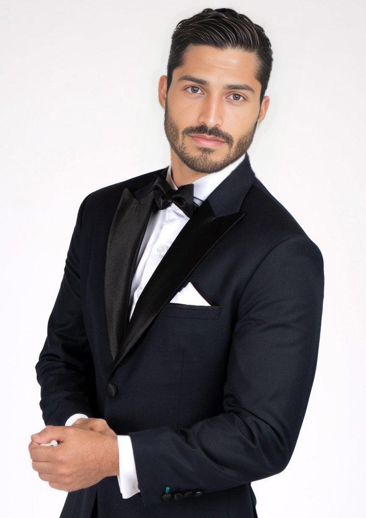 Dean Dark Navy Twill Tuxedo - SARTORO