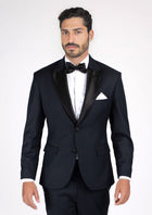 Dean Dark Navy Twill Tuxedo - SARTORO972