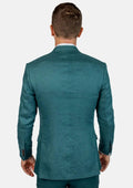 Deep Teal Linen Suit - Brad's Party - SARTORO