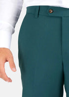 Diamantia Teal Stretch Pants - SARTORO556