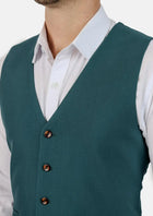 Diamantia Teal Vest - SARTORO303