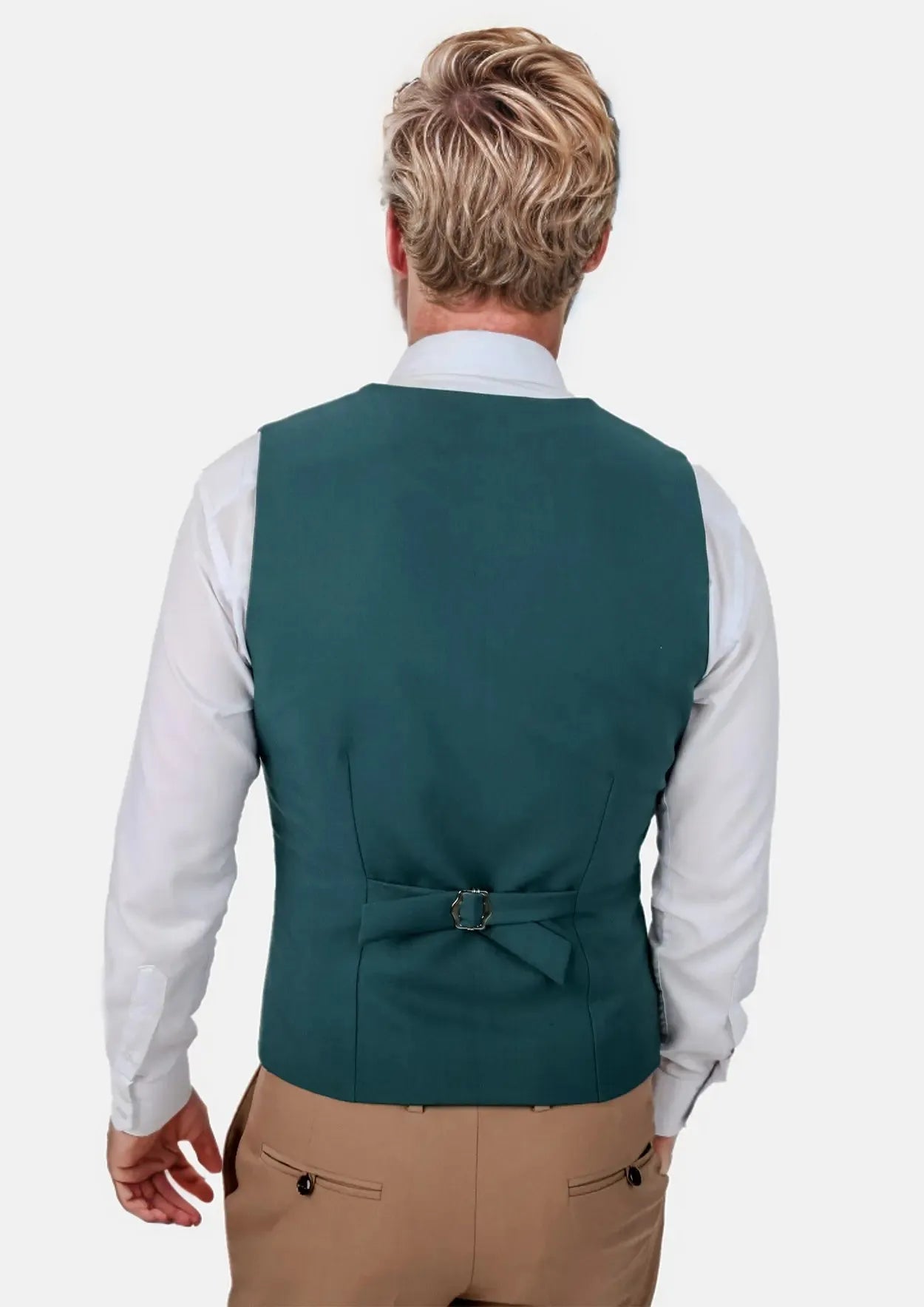 Diamantia Teal Vest - SARTORO