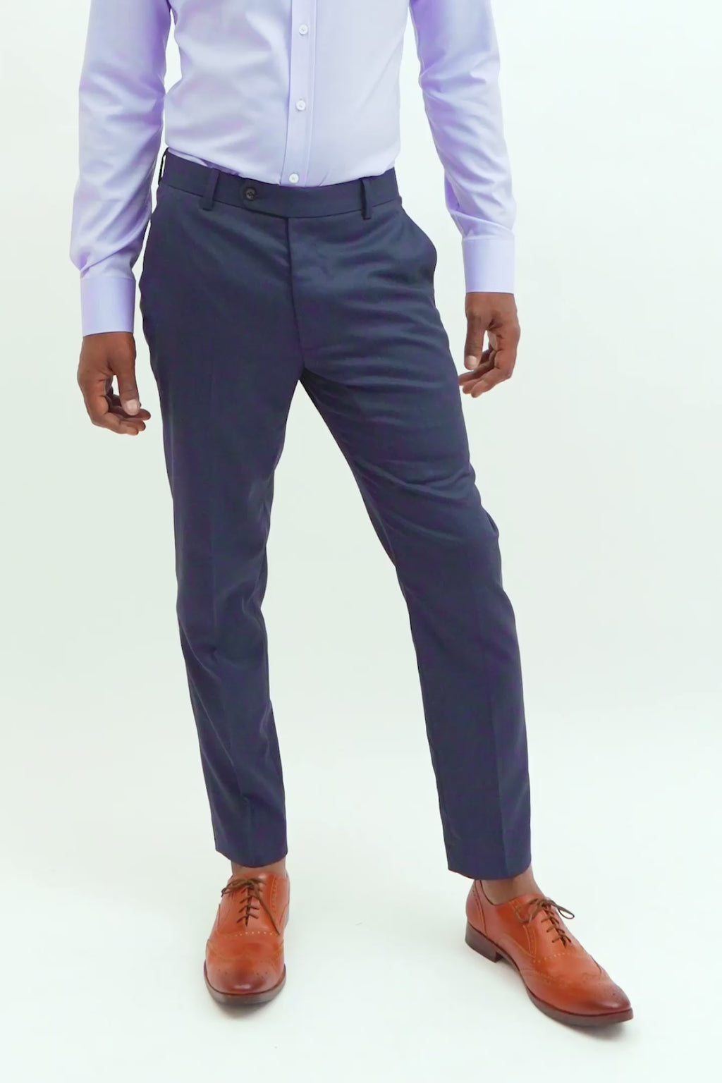 Navy Twill Pants
