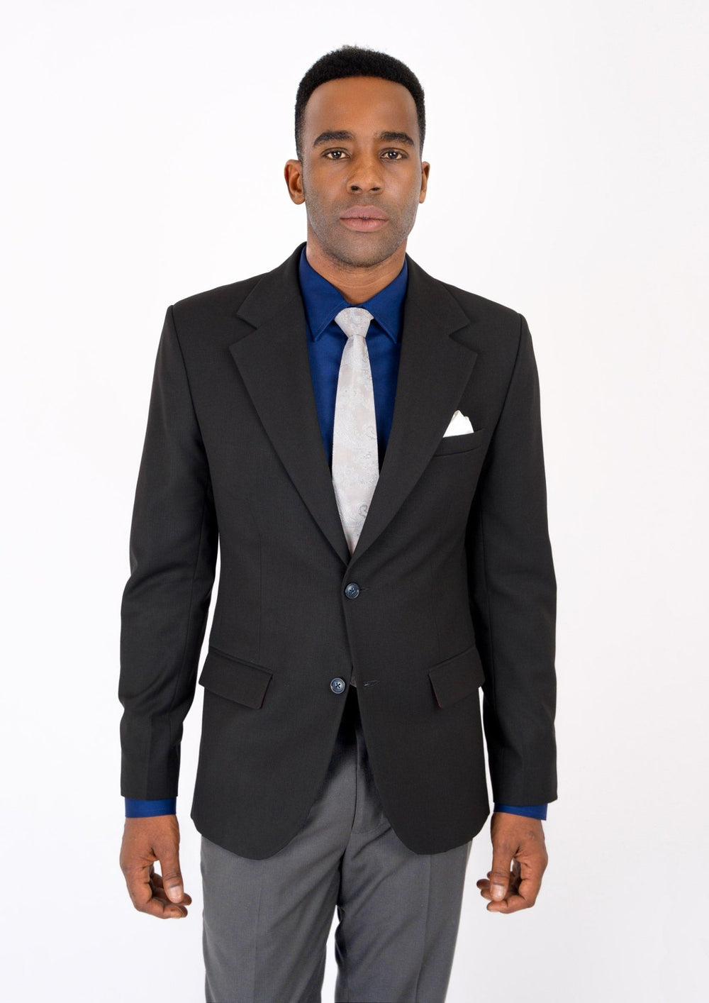Ellis Black Crosshatch Jacket494