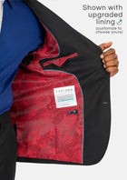 Ellis Black Crosshatch Jacket - SARTORO199