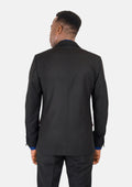 Ellis Black Crosshatch Suit - SARTORO