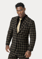 Ellis Black & Gold Check Suit - SARTORO181