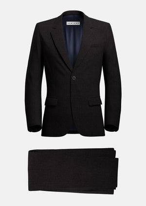 Ellis Black Linen Blend Suit