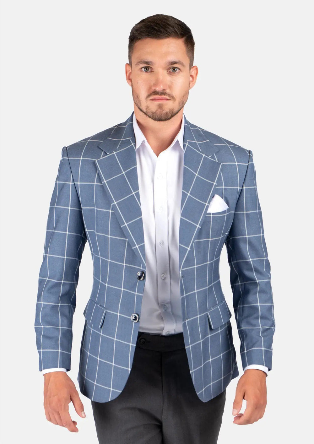 Ellis Blue Windowpane Jacket970