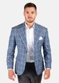 Ellis Blue Windowpane Jacket - SARTORO