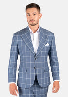 Ellis Blue Windowpane Suit - SARTORO60
