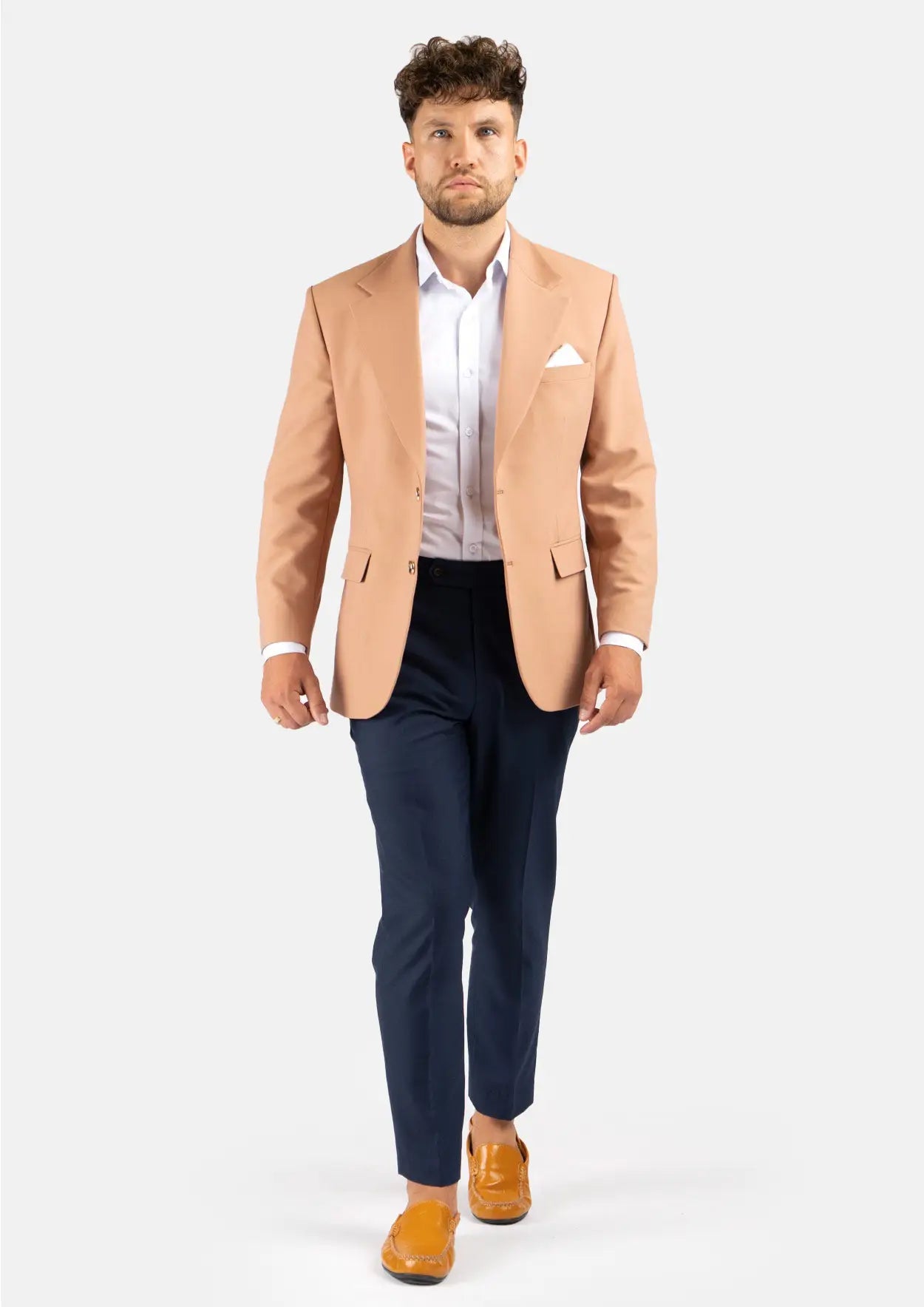 Ellis Camel Stretch Jacket - SARTORO