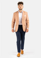 Ellis Camel Stretch Jacket - SARTORO582