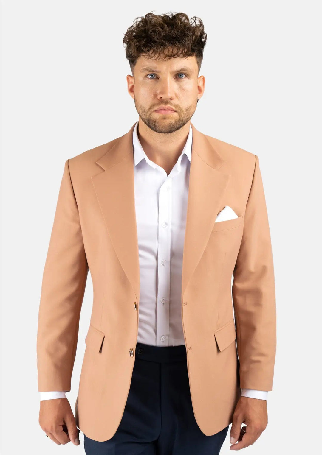 Ellis Camel Stretch Jacket - SARTORO