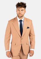 Ellis Camel Stretch Suit - SARTORO514