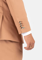 Ellis Camel Stretch Suit - SARTORO250