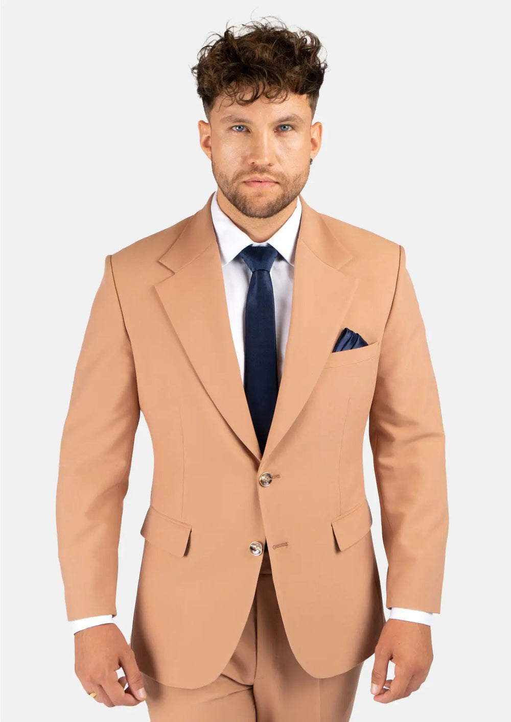 Ellis Camel Stretch Suit246