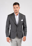 Ellis Charcoal Sharkskin Jacket