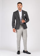 Ellis Charcoal Jacket - SARTORO420