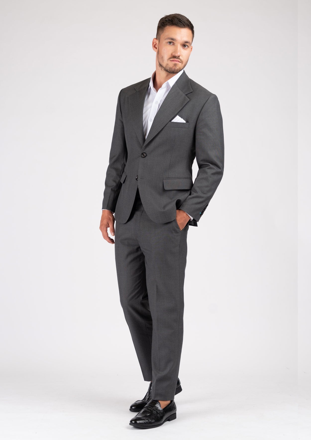 Ellis Charcoal Suit - SARTORO