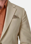 Ellis Dune Beige Cotton Jacket - SARTORO