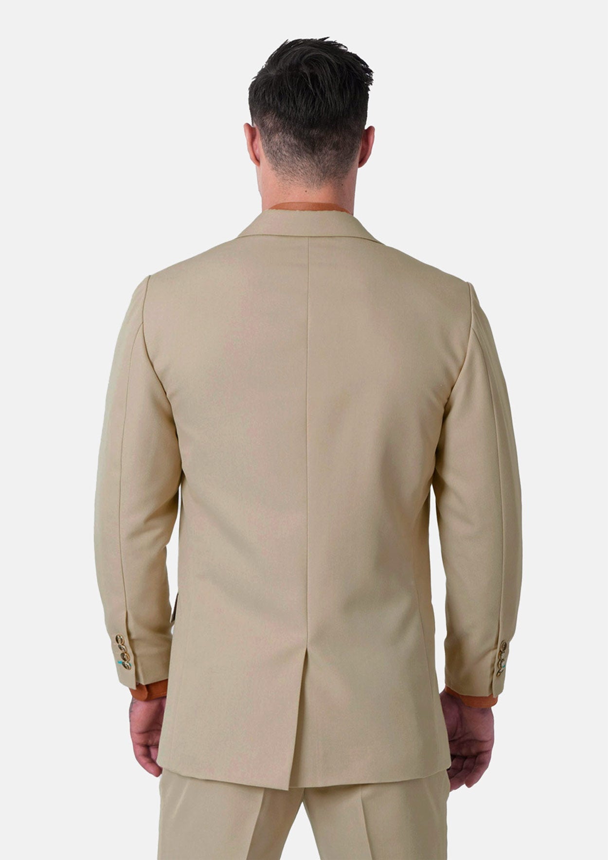 Ellis Dune Beige Cotton Suit - SARTORO