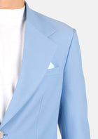 Ellis Icy Blue Stretch Jacket - SARTORO696