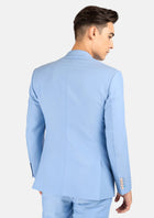 Ellis Icy Blue Stretch Jacket - SARTORO955