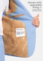 Ellis Icy Blue Stretch Jacket - SARTORO201