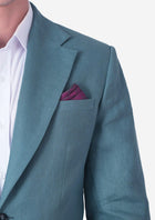 Ellis Koi Blue Linen Suit - SARTORO568