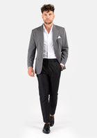 Ellis Light Grey Stretch Jacket - SARTORO860