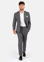 Ellis Light Grey Stretch Suit - SARTORO448