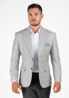 Ellis Off-White Prince Of Wales Jacket - SARTORO899