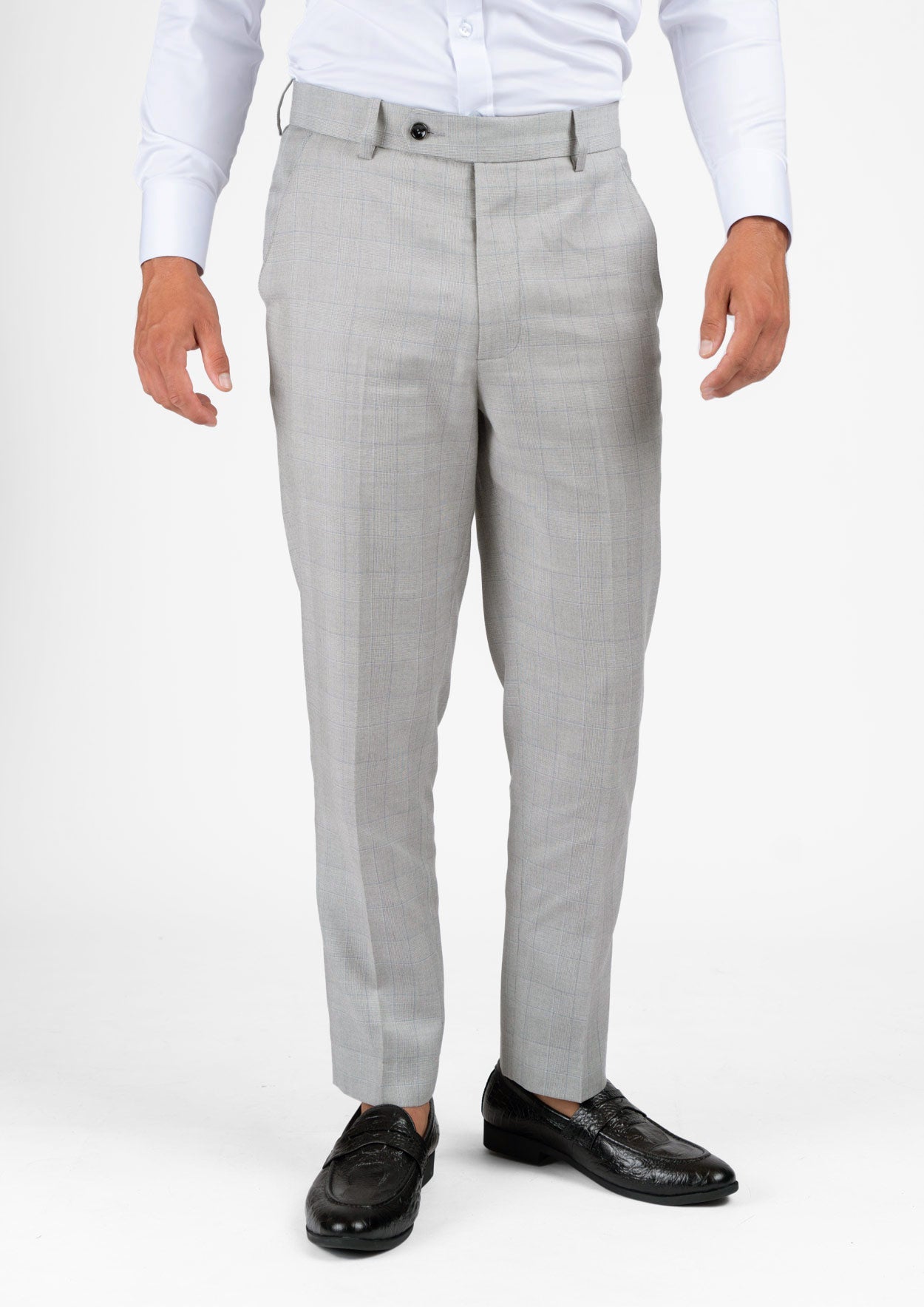Ellis Off-White Prince Of Wales Suit - SARTORO