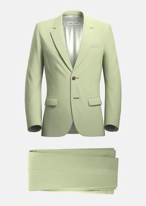 Ellis Olive Cream Linen Blend Suit
