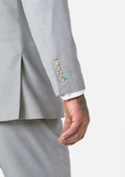 Ellis Powder Grey Twill Suit - SARTORO499